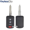 2016-2017 Mitsubishi Outlander Lancer / 4-Button Remote Head Key with Shoulder / PN: 6370B945 / OUCJ166N (AFTERMARKET)