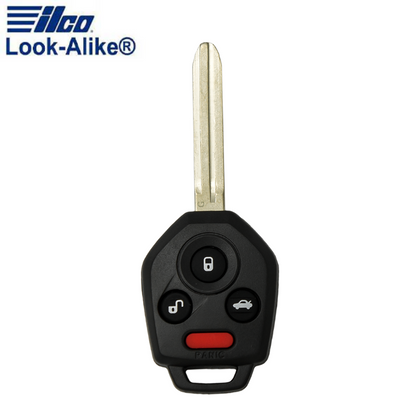 2012-2019 Subaru / 4-Button Remote Head Key / PN: 57497-FJ031 / CWTWBU766 (AFTERMARKET)