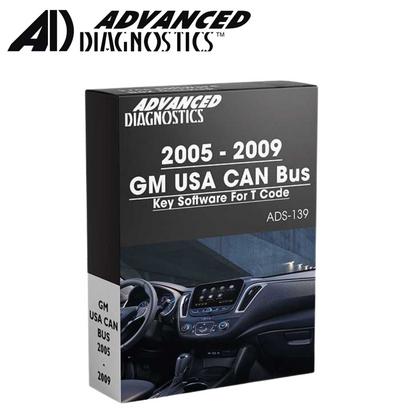 Advanced Diagnostics - ADS139 (ADS-139) - 2005-2009 - GM USA CAN Bus Key Software For T Code - Category A