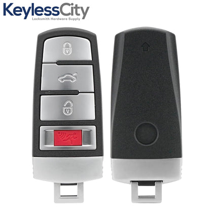 2006-2015 Volkswagen CC Passat / 4-Button Smart Key / PN: HLO 3C0 959 752 N / NBG009066T / 315 MHz (AFTERMARKET)