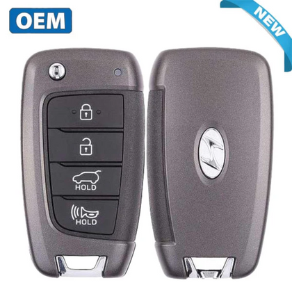 2019-2020 Hyundai Veloster 4 Buttons Remote Flip Key / 433MHz / 95430-J3000 / SY5IGRGE04  (OEM)