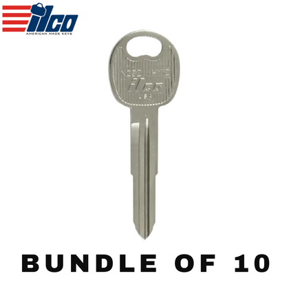 10 X Ilco - Metal Head Key for Hyundai Kia HY12 / X232 (BUNDLE OF 10)