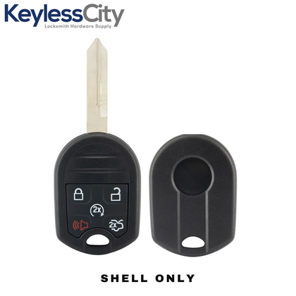 2011-2017 Ford / 5-Button Remote Head Key Shell / H75 / OUC6000022, CWTWB1U793