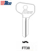 ILCO - Fiat Key Blank - FT38 F79-3