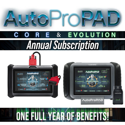AutoProPAD Core & G3 Evolution Annual Subscription (One Full Year of Updates, Server Access, Live Tech Support, and Extended Warranty)