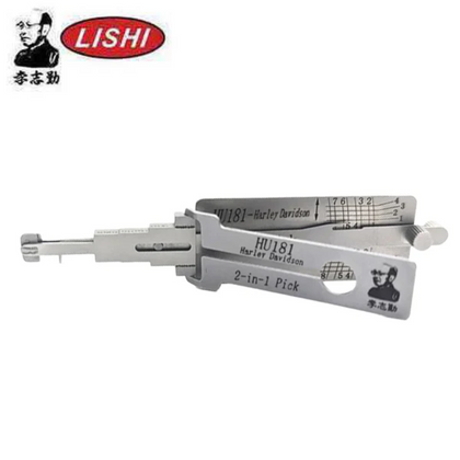 ORIGINAL LISHI - HU181 - Harley Davidson / 2-In-1 Pick & Decoder / AG