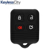 1998-2016 Ford Lincoln Mazda Mercury / 4-Button Remote Keyless Entry Key Silicone Cover / CWTWB1U345