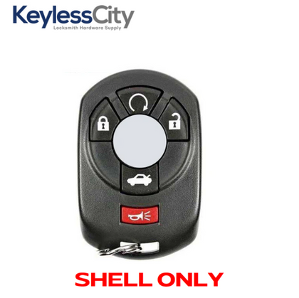 2005-2007 Cadillac STS / 5-Button Keyless Entry Remote SHELL / M3N65981403 (AFTERMARKET)