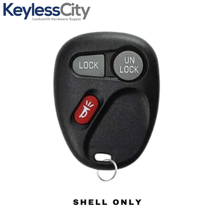 1998-2002 GM Keyless Entry Remote SHELL For KOBUT1BT - Black (AFTERMARKET)
