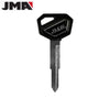 KW16-P / X91 / X105 Kawasaki Motorcycle Key - Plastic Head (JMA KAW-9.P)