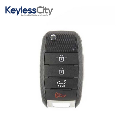 2014-2019 Kia Soul / 4-Button Flip Key / Gen 2 PS / PN: 95430-B2100 / OSLOKA-875T (AFTERMARKET) ﻿