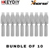10 X KEYDIY - HU58 - Flip Key Blade - #18 - For Xhorse / Keydiy Universal Remote Flip Keys (BUNDLE OF 10)