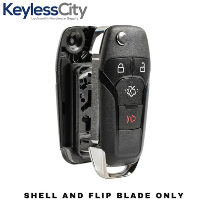 2013-2016 Ford Fusion Flip Key SHELL For N5F-A08TAA (AFTERMARKET)