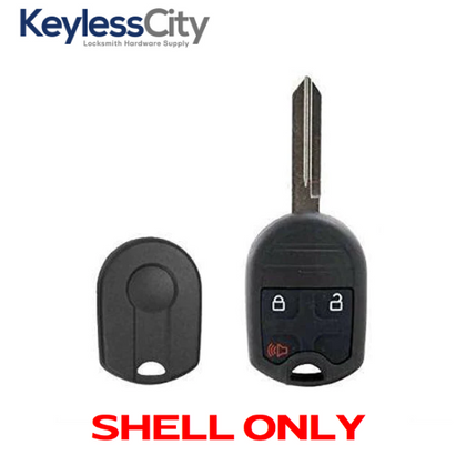 2011-2019 Ford / 3-Button Remote Head Key Shell / H75 / OUCD6000022