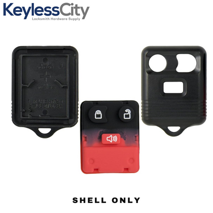 1993-1998 Ford Lincoln Mercury Keyless Entry Remote SHELL For GQ43VT4T - Black (AFTERMARKET)