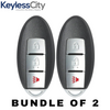 2 X 2011-2018 Nissan / 3-Button Smart Key / PN: 285E3-1KM0D / CWTWB1U808 (AFTERMARKET) (BUNDLE OF 2)