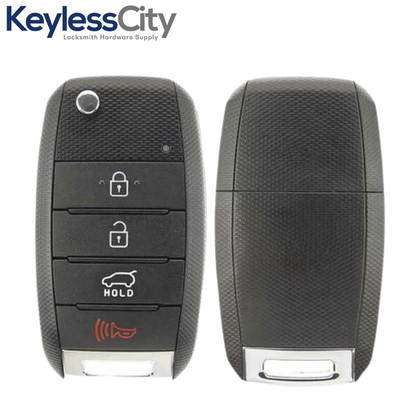 2014-2019 Kia Soul / 4-Button Flip Key / Gen 2 PS / PN: 95430-B2100 / OSLOKA-875T (AFTERMARKET) ﻿