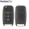 2014-2019 Kia Soul / 4-Button Flip Key / Gen 2 PS / PN: 95430-B2100 / OSLOKA-875T (AFTERMARKET) ﻿