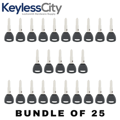 25 X HD106 / HD108 / Honda Acura / Transponder Key SHELL (No Chip) (AFTERMARKET) (Bundle of 25)