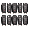 10 X 2015-2022 Ford / 3-Button Flip Key / PN: 164-R8130 / N5F-A08TAA (AFTERMARKET) (BUNDLE OF 10)