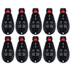 10 X 2008-2018 Chrysler Dodge VW / 7-Button Fobik Key / M3N5WY783X / 433 MHz (AFTERMARKET) (BUNDLE OF 10)