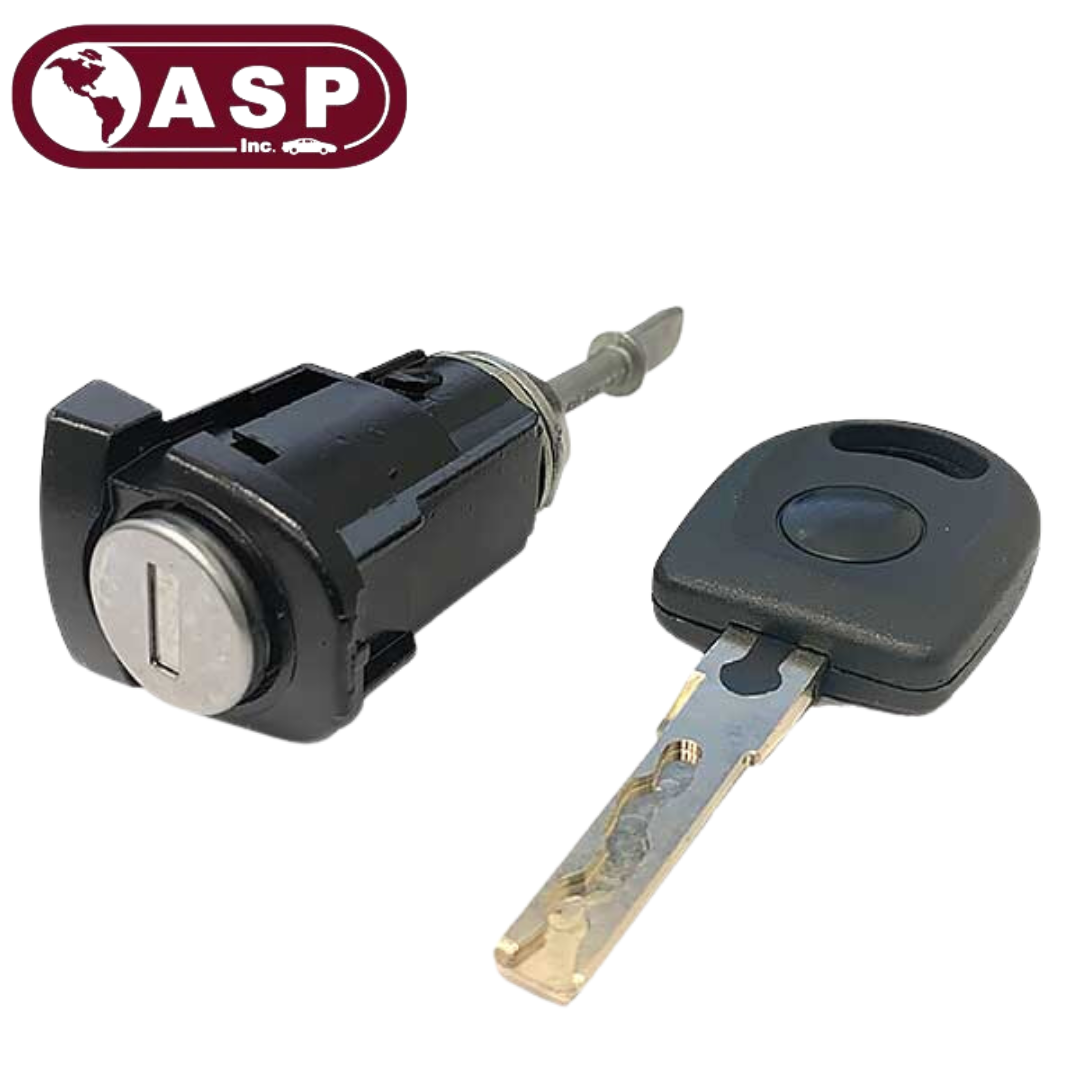 Rd656 Lock 1998-2006 Volkswagen Audi / HU66 / RH Passenger Door Lock Cylinder / C ...