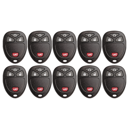 10 X 2007-2017 GM / 4-Button Keyless Entry Remote / OUC60270 / (AFTERMARKET) (BUNDLE OF 10)