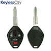 2007-2012 Mitsubishi Eclipse Galant / 4-Button Remote Head Key / MIT11 / PN: MN141545 / OUCG8D-620M-A (AFTERMARKET)