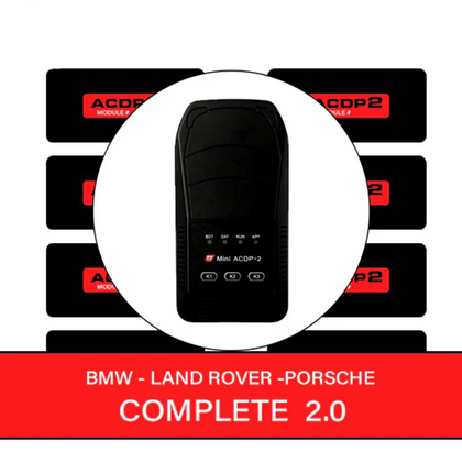 NEW - Mini ACDP2 Gen 2 - Key Programmer - Complete BMW JLR Porsche Package - Includes Modules 1, 2, 3 + Land Rover / Jaguar BCM + Porsche BCM