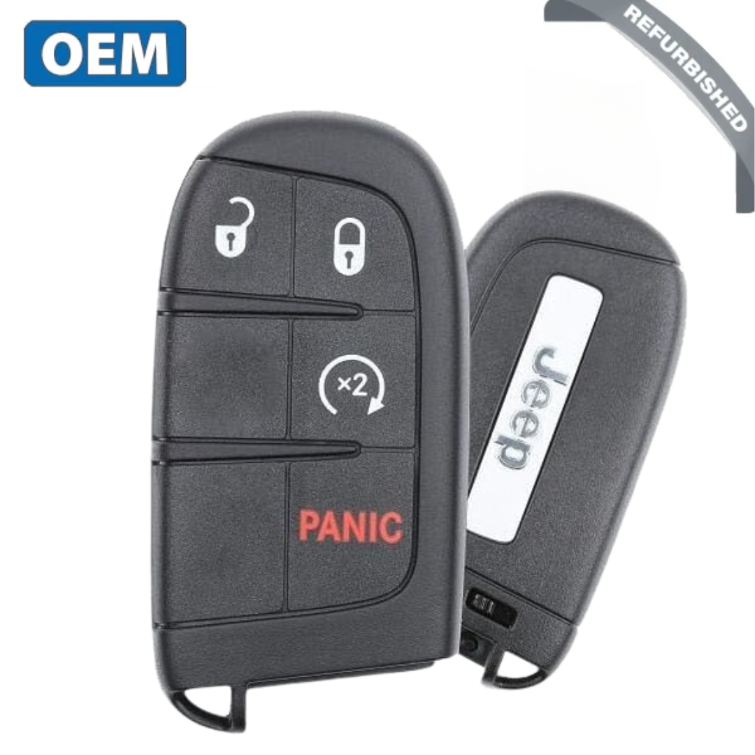 Program Trailhawk Key 2017-2023 Jeep Compass Trailhawk / 4-Button Smart Key / PN: 68250337AB ...