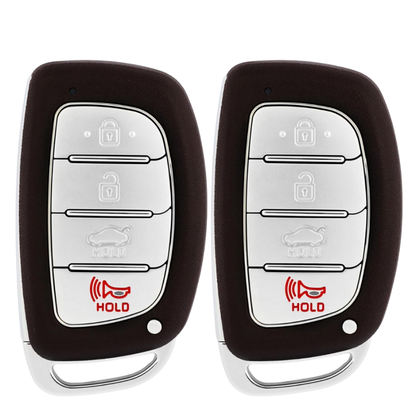 2 X 2015-2017 Hyundai Sonata / 4-Button Smart Key / PN: 95440-C1001 / CQOFD00120 (AFTERMARKET) (BUNDLE OF 2)