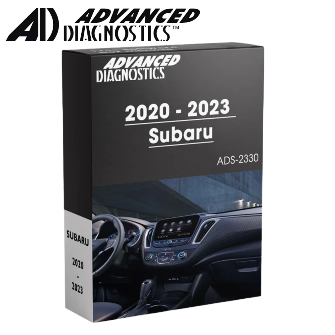 Advanced Diagnostics - ADS2330 - Subaru Key Programming Software - Cat ...