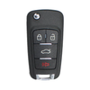 KEYDIY - GM Style - 4-Button Flip Key Blank w/ Integrated Chip (KD-NB18)
