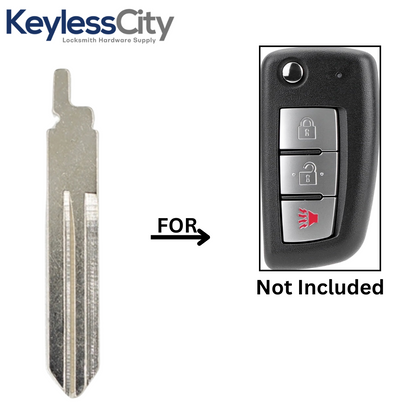2014-2019 Nissan / DA34 / Flip Key Blade (AFTERMARKET)