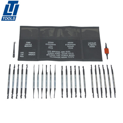 LTI Tools - LTI-340A - AutoMaster Super Lock Pick Set - 23 Pieces