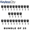 25 X 2013-2019 Ford Lincoln HU101 Side-Mill Transponder Key SHELL (No Chip) For 128-Bit (AFTERMARKET)(Bundle of 25)