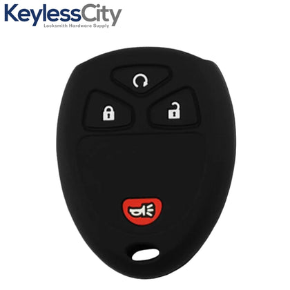 2007-2016 Buick Cadillac Chevrolet GMC Saturn / 4-Button Remote Keyless Entry Key Silicone Cover / OUC60270 (AFTERMARKET)