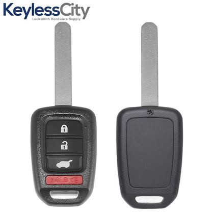 2017-2022 Honda CR-V / Civic / 4-Button Remote Head Key / PN: 35118-T2A-A60 / MLBHLIK6-1TA (G-Chip) (AFTERMARKET)