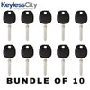 10 X 2003-2013 Toyota / Scion - TOY44D Transponder Key - (D Chip) (AFTERMARKET) (BUNDLE OF 10)