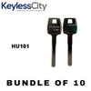 10 X HU101 - Ford Key Blank - Test Key Blade (AFTERMARKET) (BUNDLE OF 10)