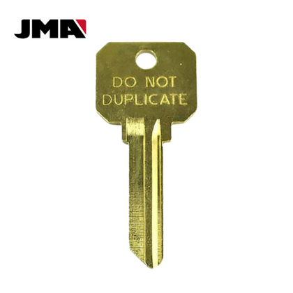 Schlage Key SC4 (Do Not Duplicate) Blanks - Brass (JMA SLG-4C)