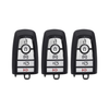 3 X 2017-2022 Ford / 5-Button Smart Key SHELL / PN: 164-R8149 / M3N-A2C93142600 (AFTERMARKET) (Bundle of 3)