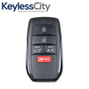 2023-2025 Toyota BZ4X / 5-Button Smart Key / PN: 8990H-42520 / HYQ14FBX (AFTERMARKET)