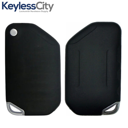 2018 - 2024 Jeep Wrangler Unlimited / Smart Flip Key (No Buttons) / PN: 68416785AA / OHT1130261 / SIP22 (AFTERMARKET)