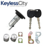 2003 - 2009 GM / Ignition Door Lock Kit / Coded / 7012945 (Aftermarket)