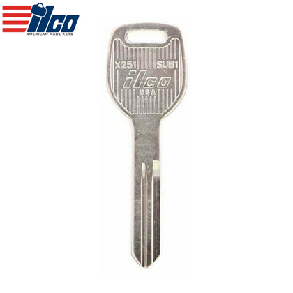 Ilco - SUB1 / X251 Subaru Metal Key