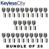 25 X MIT14 / MIT17 / MIT3 / Mitsubishi Transponder Key SHELL (NO CHIP) (AFTERMARKET) (Bundle of 25)