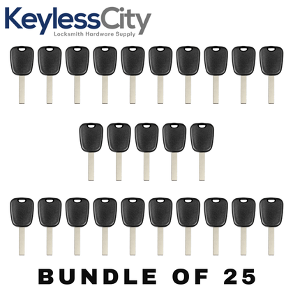 25 X VA2 2-Track HS KK12 Hyundai Kia Smart Transponder Key Shell (No Chip) (AFTERMARKET)(Bundle of 25)
