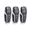3 X 2013-2018 Ford / 4-Button Smart Key SHELL For M3N-A2C31243800, M3N-A2C31243300 (AFTERMARKET) (Bundle of 3)