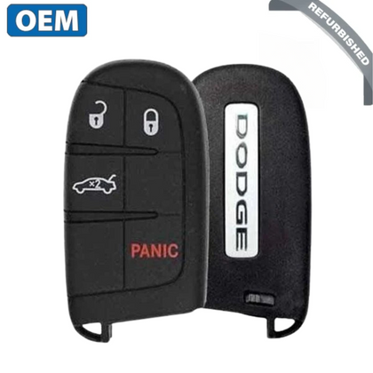 2011-2021 Dodge Charger Dart Challenger / 4-Button Smart Key / PN: 68051387AC / M3N40821302 (OEM Refurb)